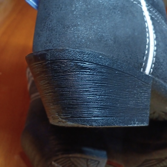 Durango black Embroidered Western Boots kids size 12 - Picture 8 of 8